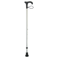 BASTON MANGO ALEMAN ALUMINIO GRIS