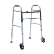 ANDADERA DE ALUMINIO CON RUEDAS