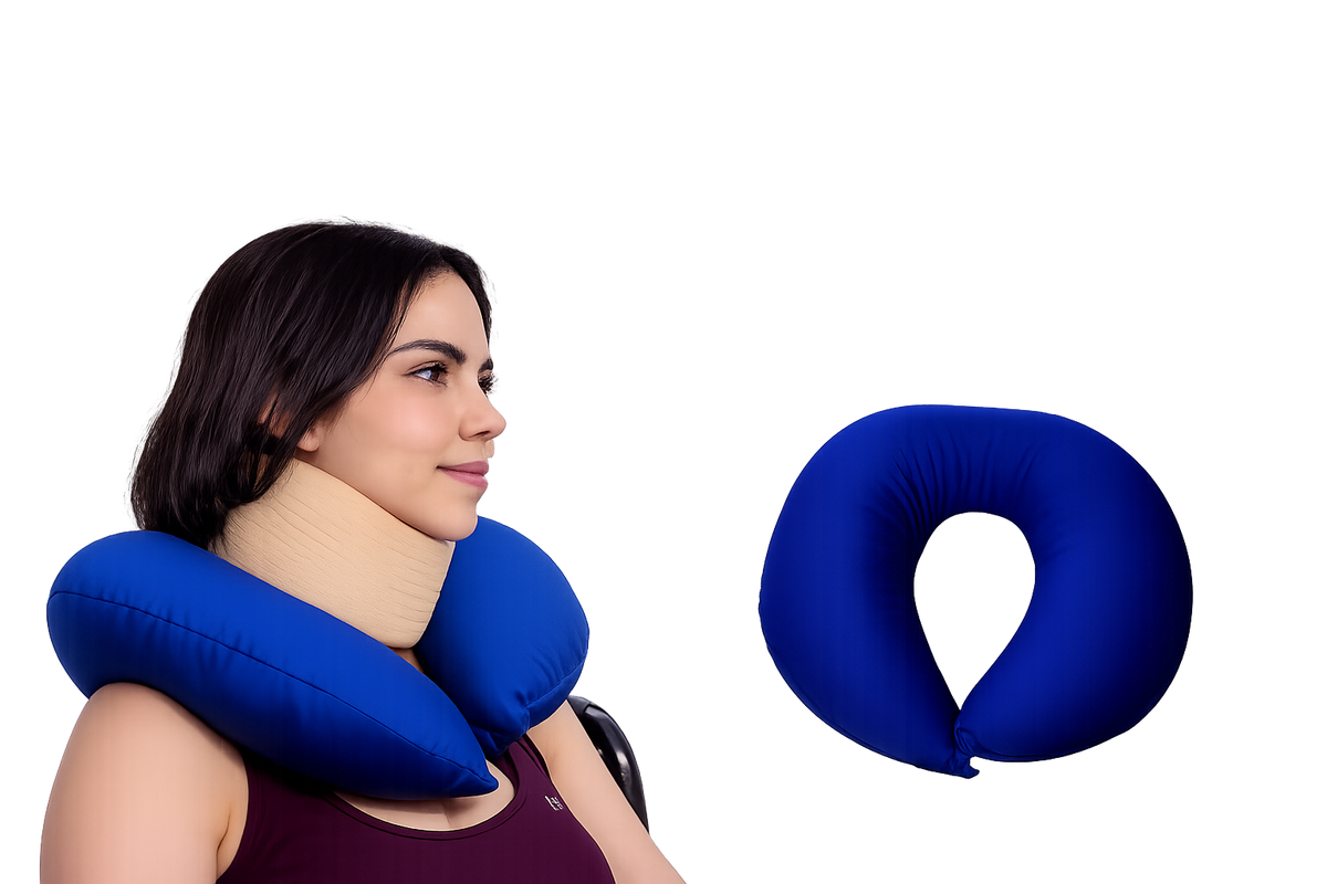 Cojin cervical de microperlas