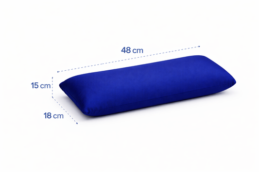 Cojín Rectangular Alargado de Microperlas